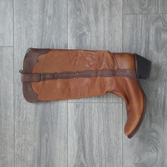 Corral Retro Kat Westport Distressed Tall Boot Sz 9.5 - Picture 11 of 13